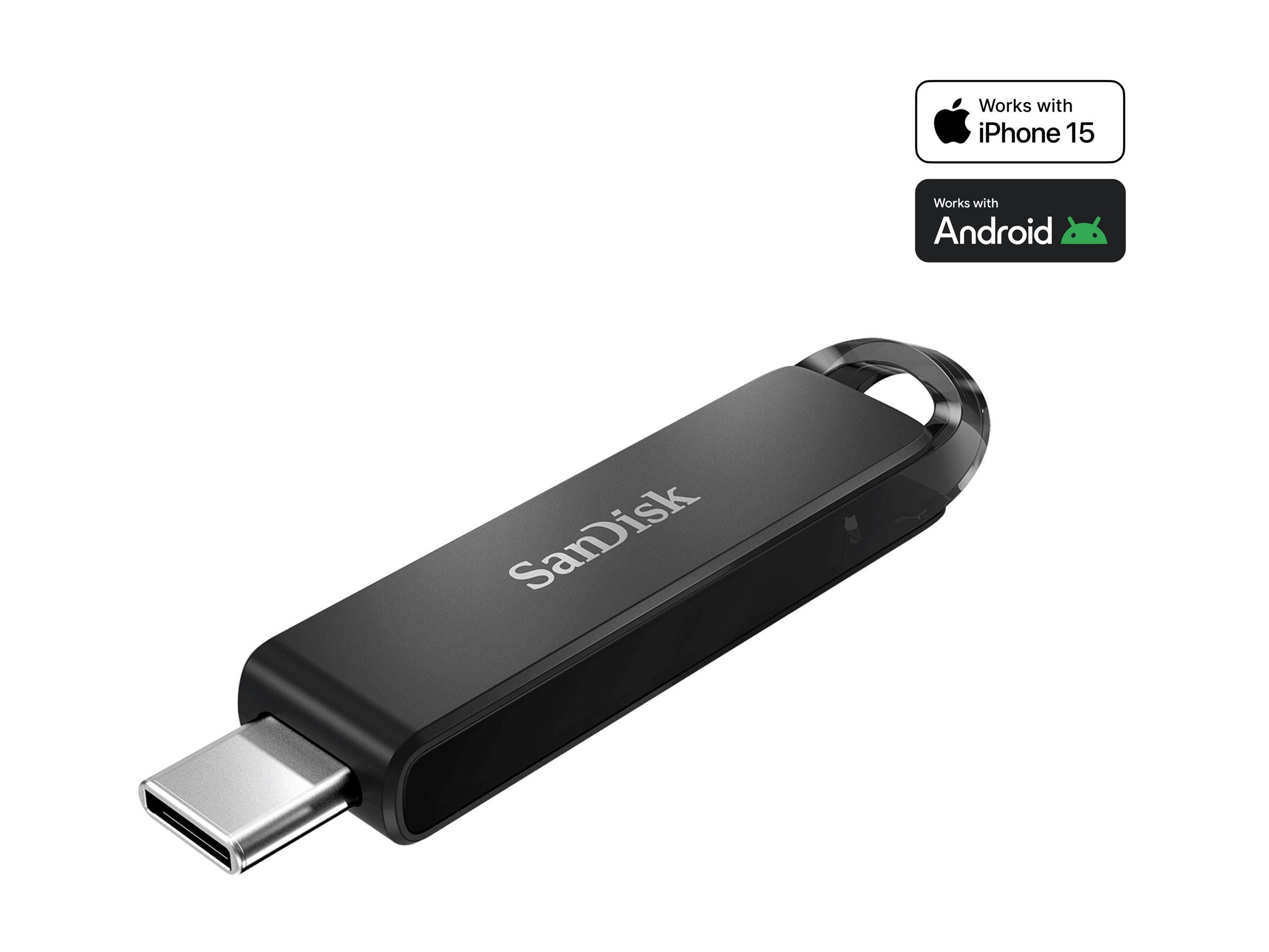 SanDisk Ultra - Clé USB - 64 Go - USB 3.1 Gen 1 / USB-C - SDCZ460-064G-G46 - Lecteurs flash