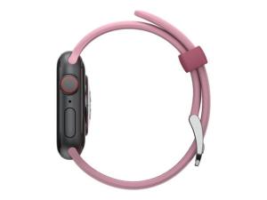 OtterBox All Day Comfort - Bracelet pour montre intelligente - antimicrobien, respirant - morganite mauve (rose) - pour Apple Watch SE, Series 3, Series 4, Series 5, Series 6, Series 7 - 77-90268 - accessoires divers