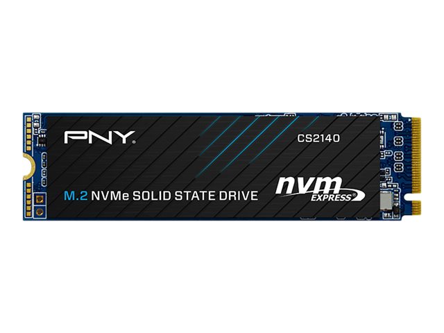 PNY CS2140 - SSD - 500 Go - interne - M.2 2280 - PCIe 4.0 x4 (NVMe) - AES 256 bits - M280CS2140-500-RB - Disques SSD