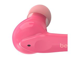 Belkin SoundForm Nano for Kids - Écouteurs sans fil avec micro - intra-auriculaire - Bluetooth - rose - PAC003BTPK - Écouteurs