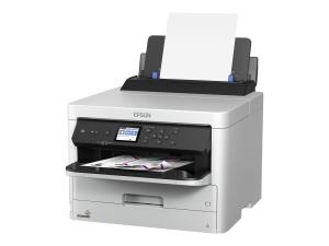 Epson WorkForce Pro WF-C529RDW - Imprimante - couleur - Recto-verso - jet d'encre - A4/Legal - 4 800 x 1 200 ppp - jusqu'à 24 ppm (mono)/jusqu'à 24 ppm (couleur) - capacité : 830 feuilles - USB 2.0, Gigabit LAN, Bluetooth, Wi-Fi(n), hôte USB 2.0 - C11CG79401 - Imprimantes jet d'encre