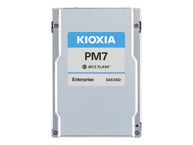 KIOXIA PM7-V Series KPM7VVUG3T20 - SSD - Enterprise - chiffré - 3200 Go - interne - 2.5" - SAS 22.5Gb/s - Self-Encrypting Drive (SED) - KPM7VVUG3T20 - Disques durs pour ordinateur portable