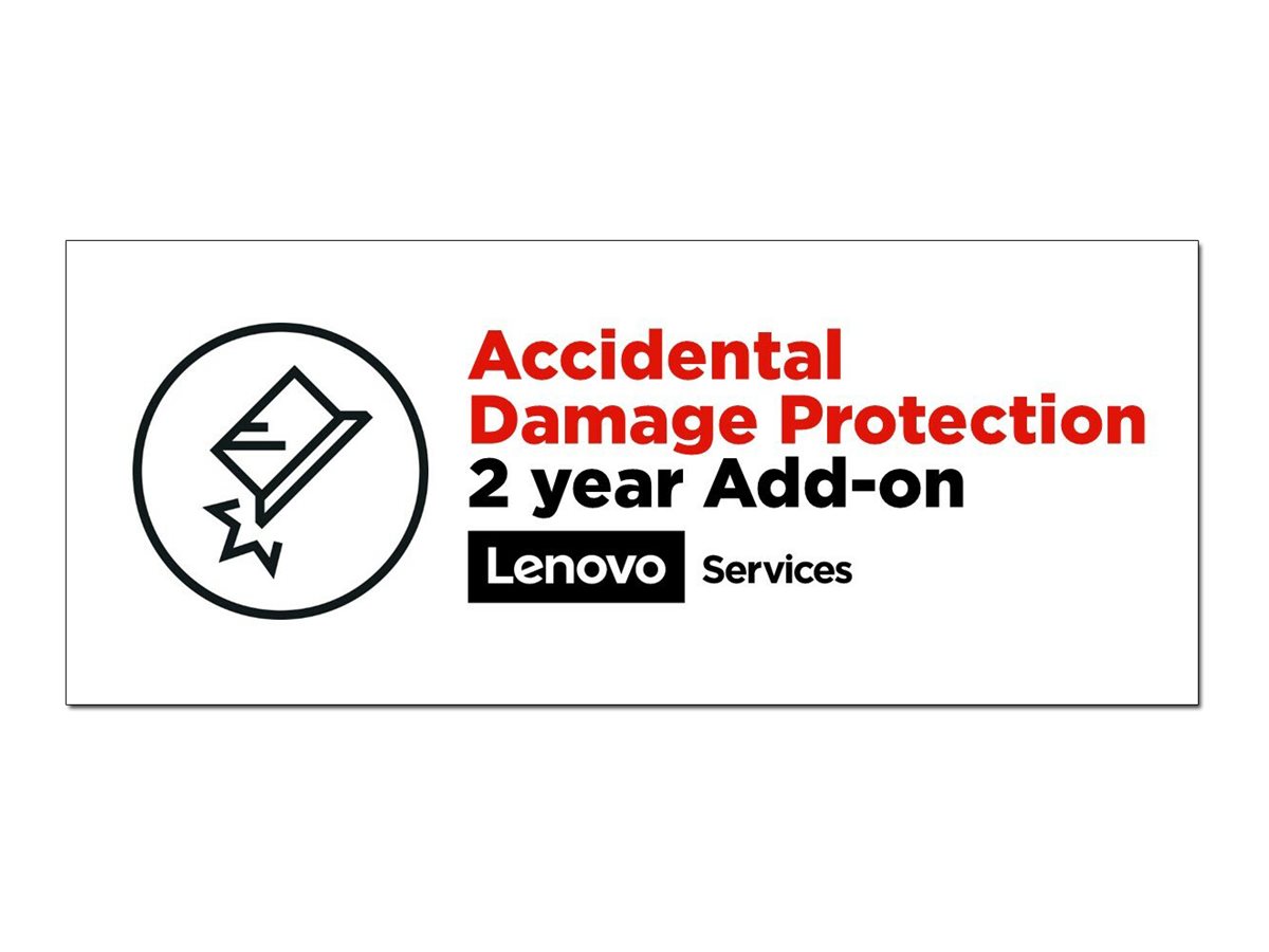Lenovo Accidental Damage Protection - Couverture des dommages accidentels - 2 années - pour IdeaPad D330-10; IdeaPad Miix 320-10; 510-12; Miix 520-12; 630-12Q35; Yoga Duet 7 13IML05 - 5PS0K78458 - Options de service informatique