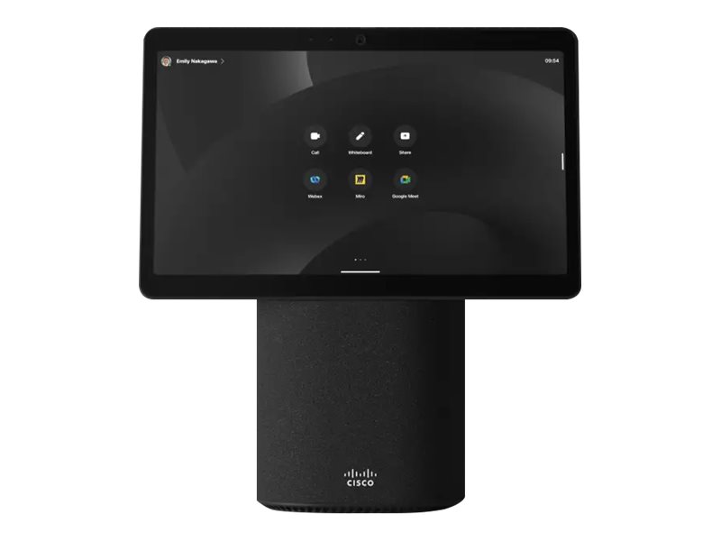 Cisco Webex Desk Mini - Appareil de vidéoconférence - noir de charbon - CS-DESKMINI-C-K9= - Audio et visioconférences