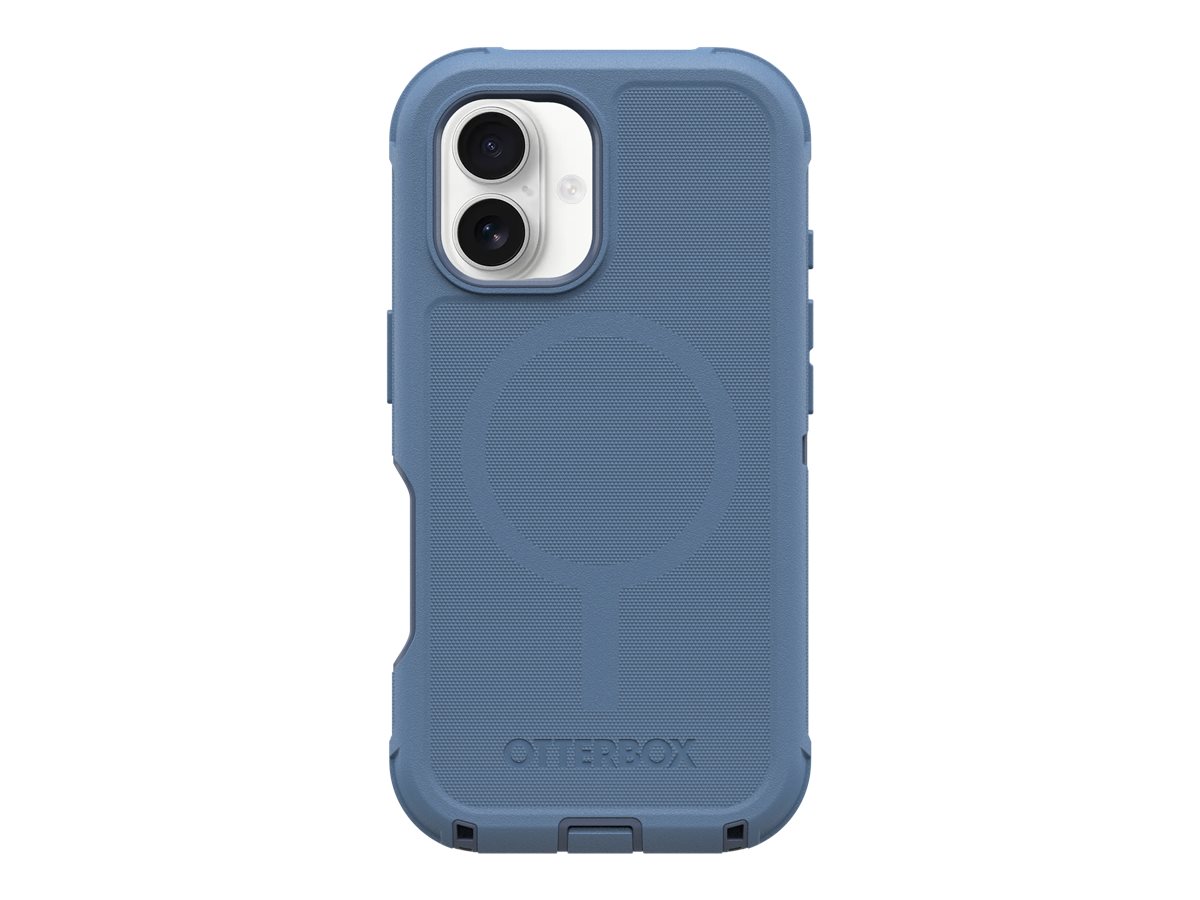 OtterBox Defender Series - Coque de protection pour téléphone portable - compatibilité avec MagSafe - silicone - jeans bleu bébé (bleu) - 77-95960 - Coques et étuis pour téléphone portable