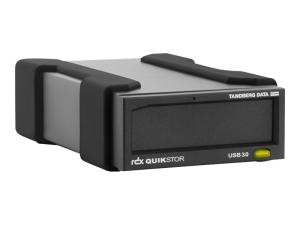 Overland-Tandberg RDX QuikStor - Lecteur de disque - cartouche RDX - SuperSpeed USB 3.0 - externe - noir - 8782-RDX - Disques durs à cassettes de données