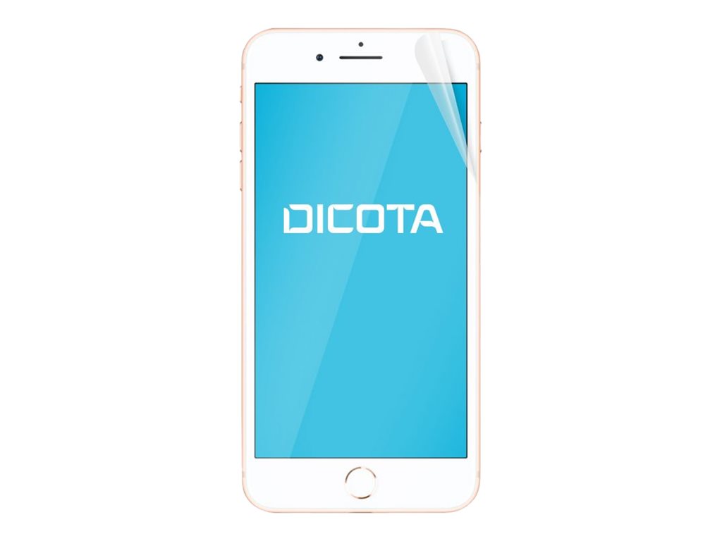 DICOTA Anti-glare Filter - Protection d'écran pour téléphone portable - film - transparent - pour Apple iPhone 8 Plus - D31459 - Accessoires pour téléphone portable