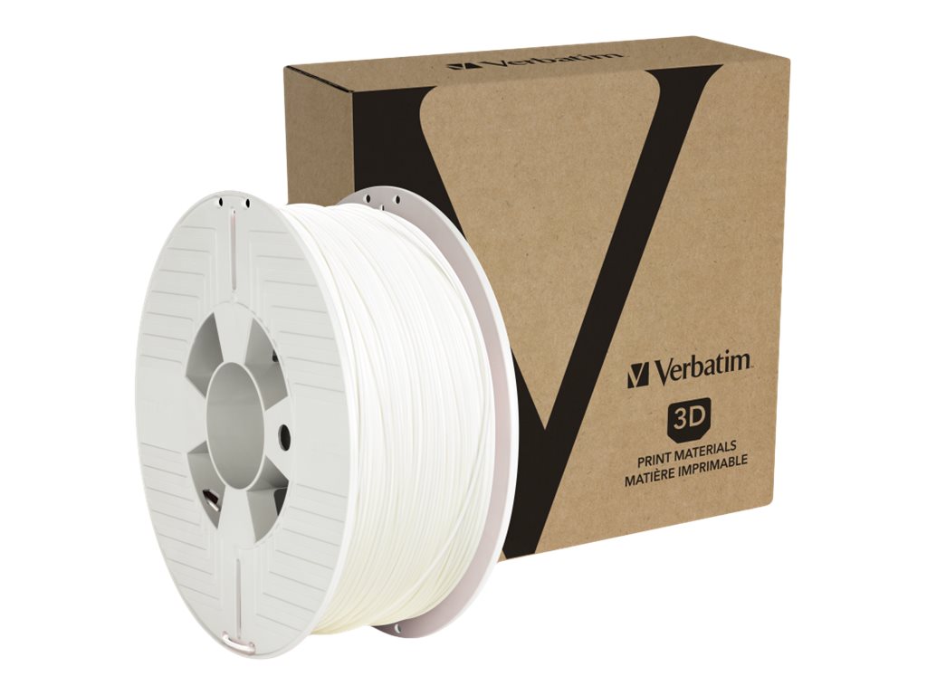 Verbatim - Blanc, RAL 9016 - 1 kg - 335 m - filament PLA (3D) - 55315 - Consommables pour imprimante 3D