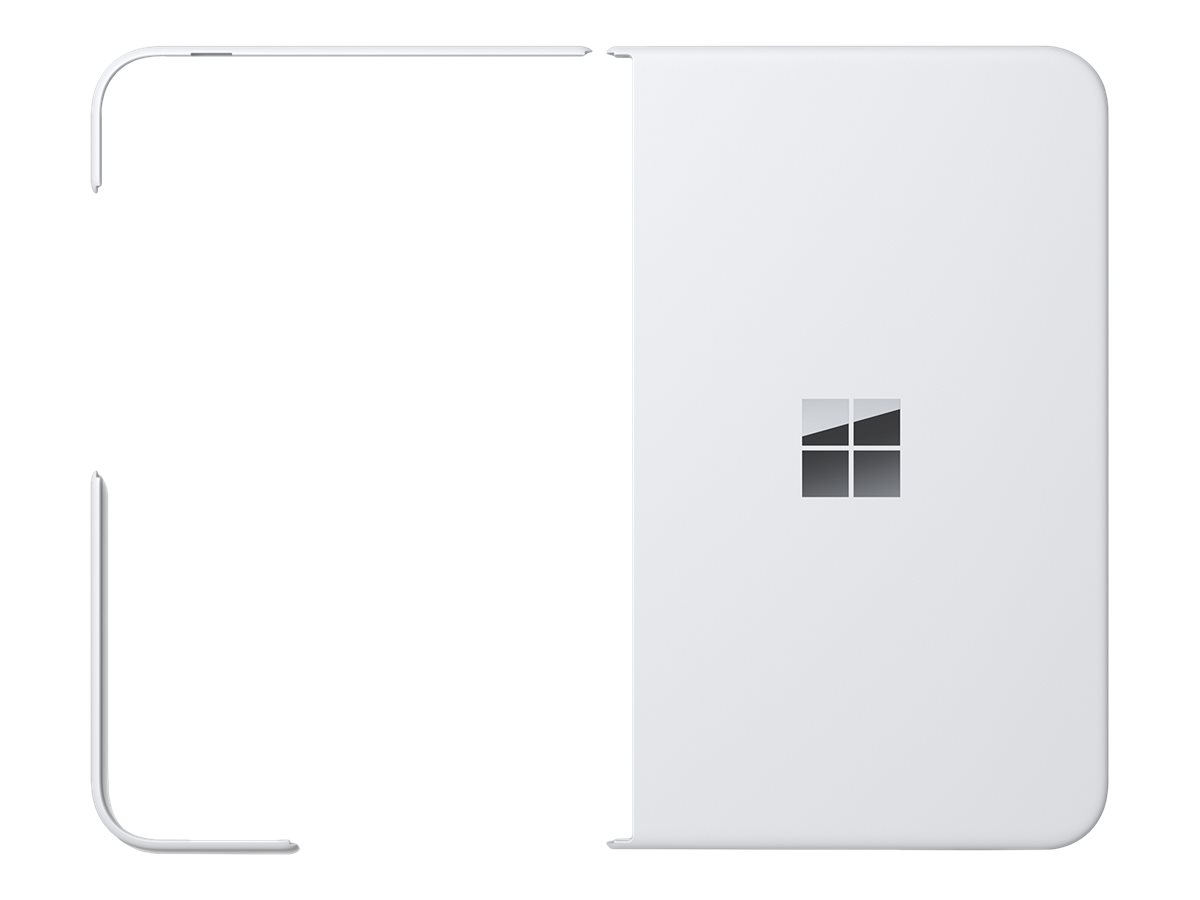 Microsoft - Pare-chocs pour téléphone portable/stylet - polycarbonate - Gris glacier - pour Surface Duo 2 - I8P-00002 - Coques et étuis pour téléphone portable