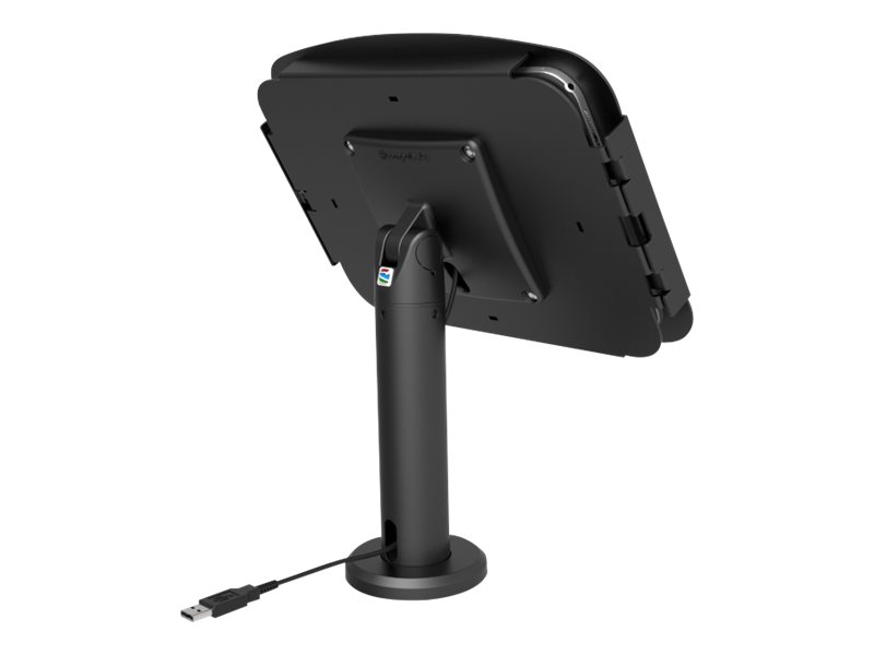 Compulocks Space Rise iPad 12.9" Counter Top Kiosk 4" Black - Kit de montage (enceinte, support de poteau) - pour tablette - noir - Taille d'écran : 12.9" - ordinateur de bureau - pour Apple 12.9-inch iPad Pro (1ère génération, 2e génération) - TCDP04290SENB - Accessoires pour ordinateur portable et tablette