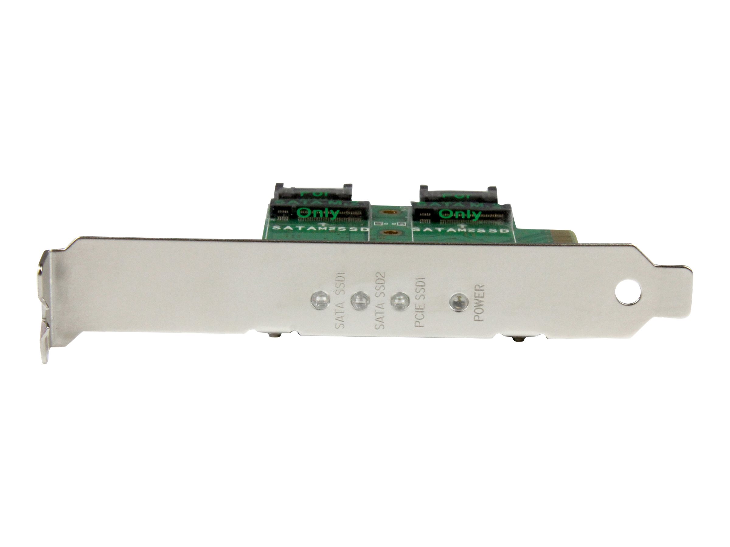 StarTech.com Adaptateur SSD M.2 NGFF à 3 ports - 1x M.2 PCIe (NVMe), 2x M.2 SATA III - PCIe 3.0 - Carte M.2 NGFF PCI Express - Adaptateur d'interface - M.2 - M.2 Card / SATA 6Gb/s - PCIe 3.0 - PEXM2SAT32N1 - Adaptateurs de stockage