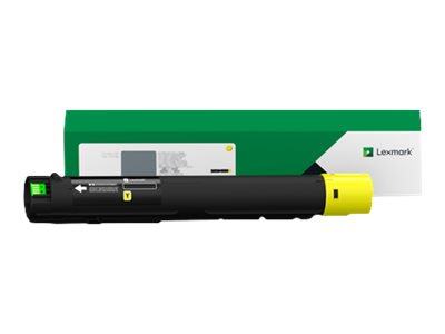 Lexmark - Jaune - original - cartouche de toner LCCP, LRP - pour Lexmark CX931dse - 85D0HY0 - Cartouches de toner