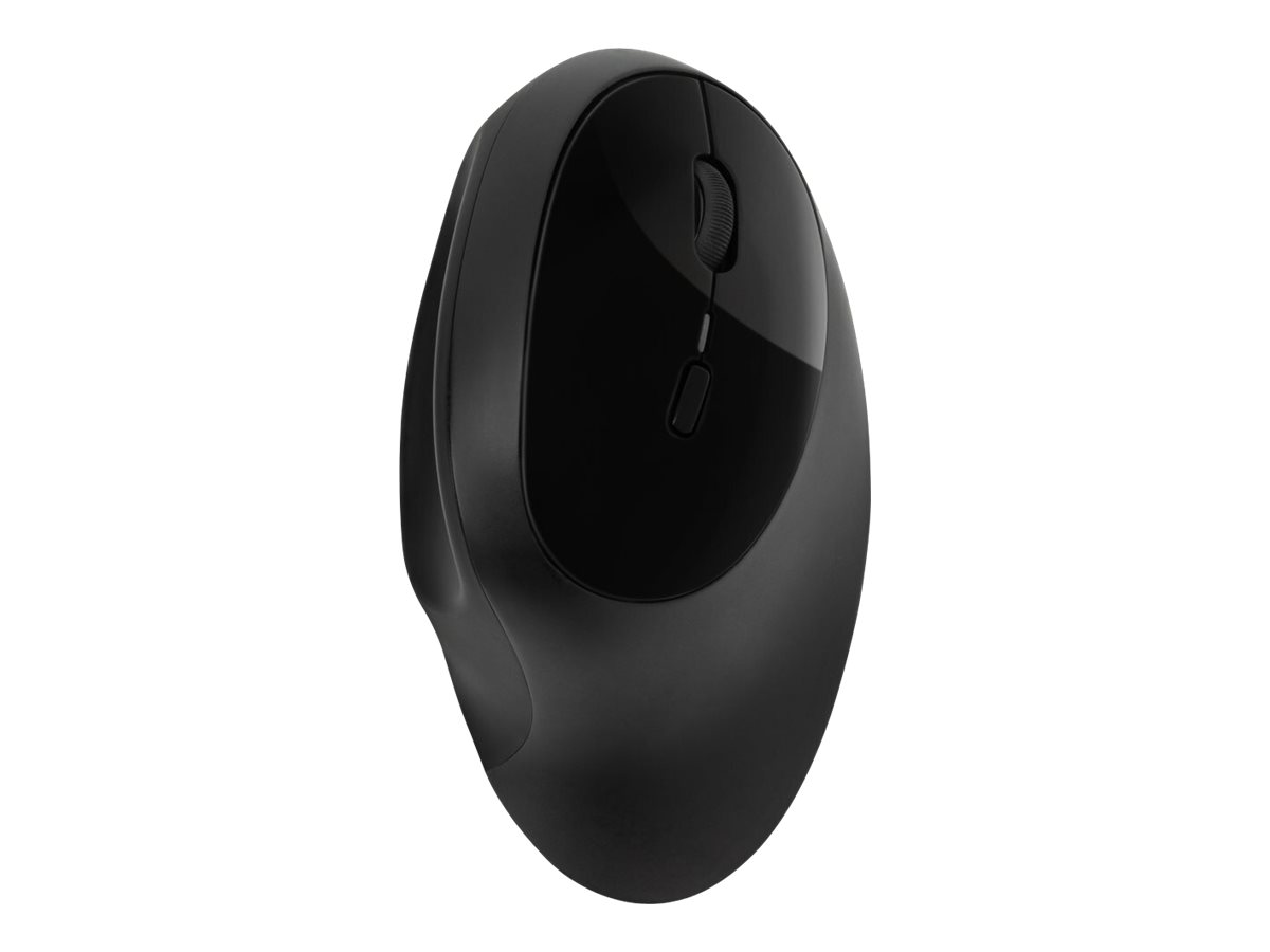 Kensington Pro Fit Ergo Wireless Mouse - Souris - ergonomique - 5 boutons - sans fil - 2.4 GHz, Bluetooth 4.0 LE - récepteur sans fil USB - noir - Pour la vente au détail - K75404EU - Souris