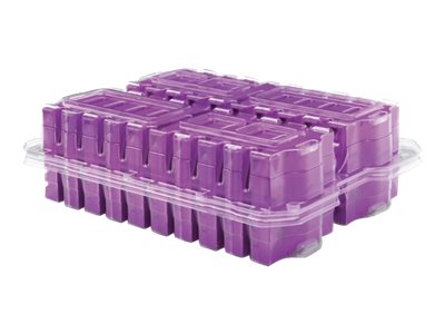 HPE Ultrium RW Eco Case Data Cartridge - 20 x LTO Ultrium 6 - 2.5 To / 6.25 To - étiquettes marquables - violet - pour StorageWorks SAS Rack-Mount Kit - C7976AH - Supports de bande