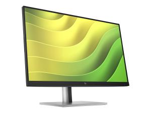 HP E24q G5 - E-Series - écran LED - 23.8" - 2560 x 1440 QHD @ 75 Hz - IPS - 300 cd/m² - 1000:1 - 5 ms - HDMI, DisplayPort, USB - noir, noir et argent (support) - 6N4F1AA#ABB - Écrans d'ordinateur