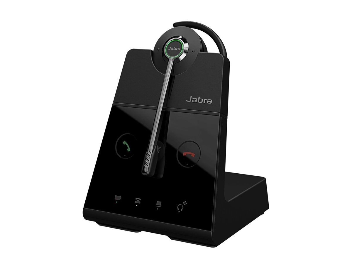 Jabra Engage 65 SE Convertible - Micro-casque - sur-oreille - convertible - DECT - sans fil - certifié Zoom, certifié UC, Certifié Google Meet, Certifié Amazon Chime, Works With Chromebook Certified - 9655-553-111 - Écouteurs