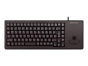 CHERRY G84-5400 XS Trackball Keyboard - Clavier - avec trackball - USB - Français - commutateur : CHERRY ML - noir - G84-5400LUMFR-2 - Claviers