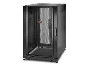 APC NetShelter SX - Rack armoire - noir - 18U - 19" - pour P/N: SURT48RMXLBP - AR3006 - Accessoires pour serveur