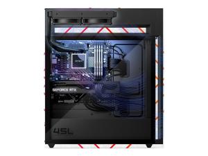 OMEN 45L by HP GT22-2070nf - microATX jeux - Core i7 i7-14700K / jusqu'à 5.6 GHz - RAM 32 Go - SSD 2 To - TLC - GeForce RTX 4070 - Gigabit Ethernet, IEEE 802.11ax (Wi-Fi 6E), Bluetooth 5.3 - Win 11 Home - moniteur : aucun - noir, logo chrome foncé, finition peinte (capots latéraux et supérieurs), verre noir trempé (couvercle avant) - AW0X5EA#ABF - Ordinateurs de bureau