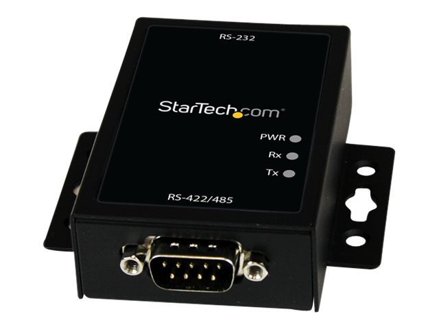 StarTech.com Convertisseur Industriel Interface RS232 vers RS422/485 avec protection ESD 15KV - Adaptateur de Port RS-232 à RS-422/RS-485 - Adaptateur série - RS-232 - RS-422/485 x 1 - noir - IC232485S - Cartes de contrôleur héritées