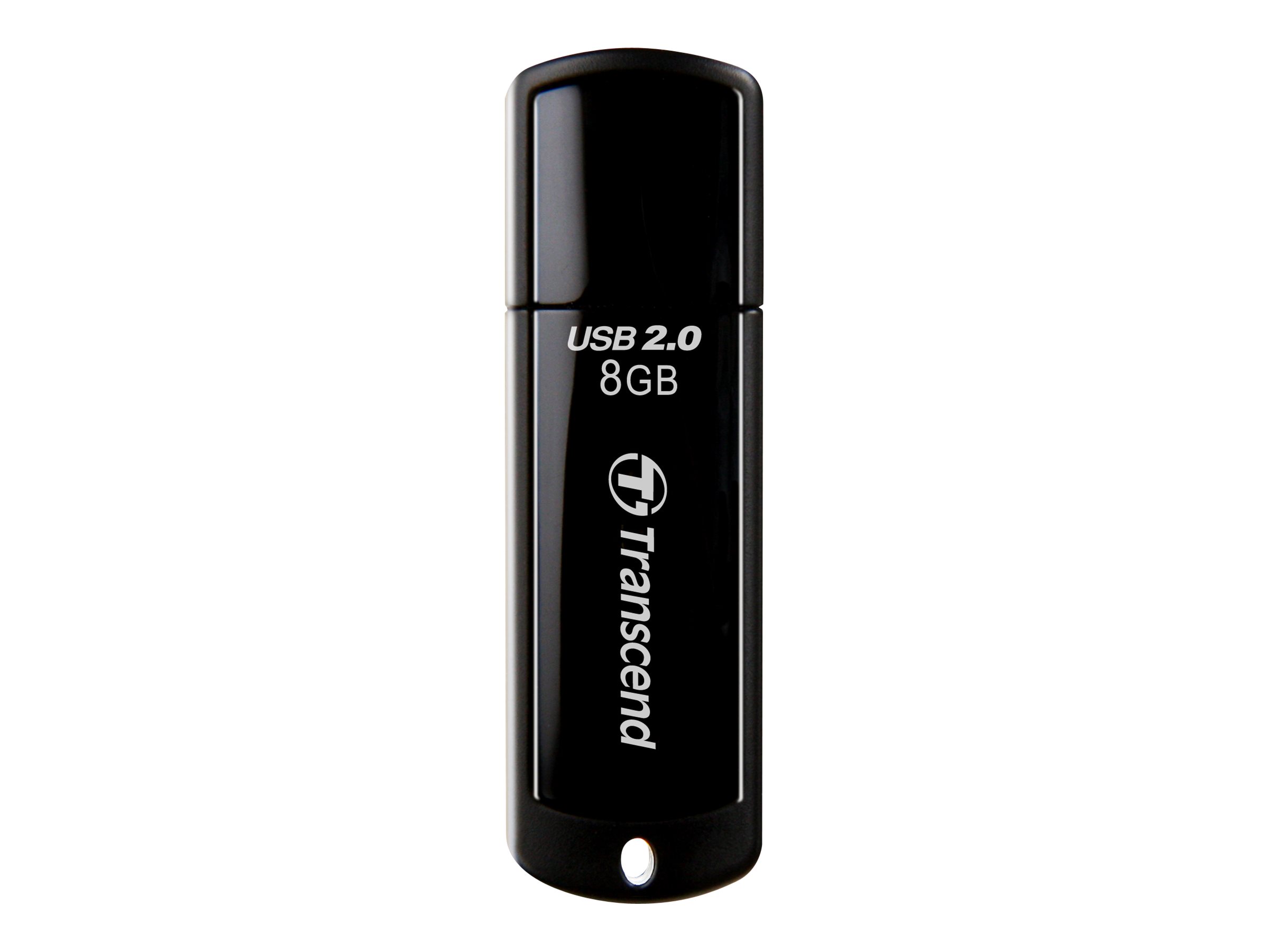 Transcend JetFlash 350 - Clé USB - 8 Go - USB 2.0 - noir - TS8GJF350 - Lecteurs flash