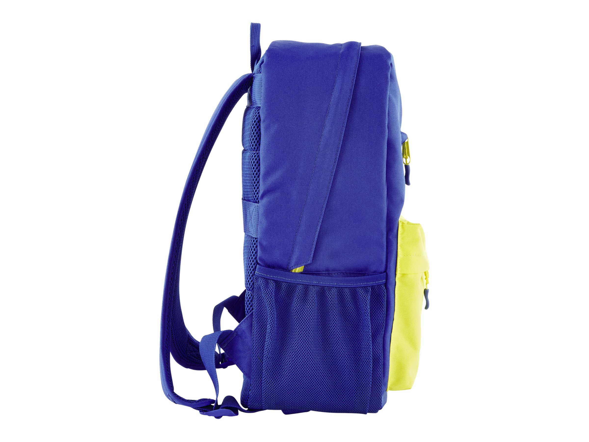 HP - Campus - sac à dos pour ordinateur portable - 15.6" - bleu, citron vert - 7J596AA - Sacoches pour ordinateur portable