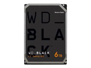 WD_BLACK WD6004FZWX - Disque dur - 6 To - interne - 3.5" - SATA 6Gb/s - 7200 tours/min - mémoire tampon : 128 Mo - WD6004FZWX - Disques durs internes