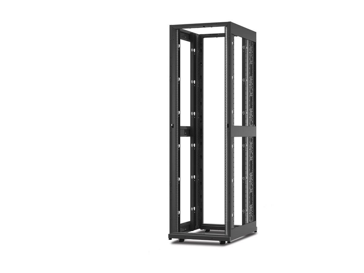 APC NetShelter AV Enclosure with 10-32 Threaded Rails - Rack - noir - 42U - AR3812 - Accessoires pour serveur