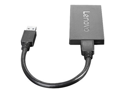 Lenovo - Adaptateur vidéo externe - USB 3.0 - DisplayPort - 4X90J31021 - Adaptateurs vidéo grand public