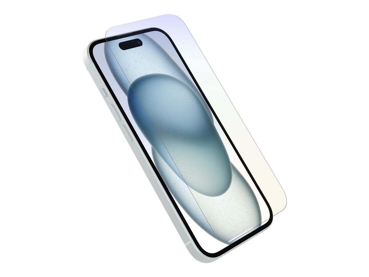 OtterBox Premium Pro - Protection d'écran pour téléphone portable - lumière bleue - verre - clair - pour Apple iPhone 16 - 77-96199 - Accessoires pour téléphone portable