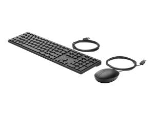 HP Desktop 320MK - Ensemble clavier et souris - Français - pour HP 34; Elite Mobile Thin Client mt645 G7; EliteBook 830 G6 - 9SR36AA#ABF - Claviers