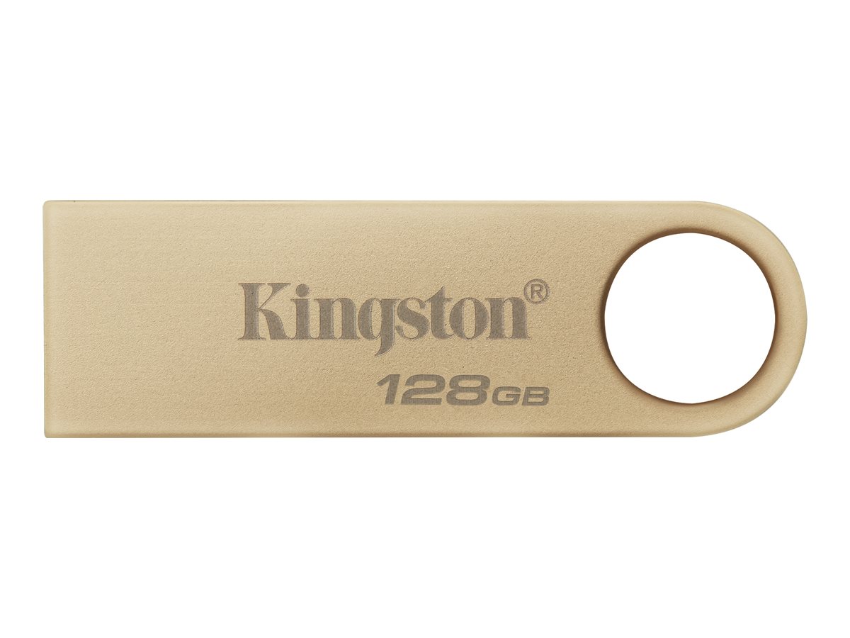 Kingston DataTraveler SE9 G3 - Clé USB - 128 Go - USB 3.2 Gen 1 - or - DTSE9G3/128GB - Lecteurs flash