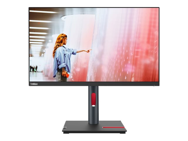 Lenovo P24q-30 - Écran LED - 23.8" - 2560 x 1440 QHD @ 60 Hz - IPS - 300 cd/m² - 1000:1 - 4 ms - HDMI, DisplayPort - noir corbeau - 63B4GAT6U1 - Écrans d'ordinateur