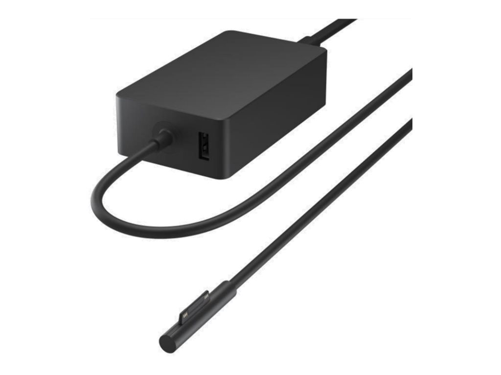 Microsoft - Adaptateur secteur - 65 Watt - connecteurs de sortie : 2 - commercial - W8Y-00002 - Adaptateurs électriques/chargeurs pour ordinateur portable