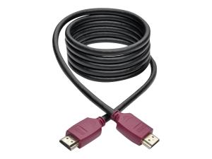 Tripp Lite 6ft Premium Hi-Speed HDMI Cable w Grip Connectors 4Kx2K@60Hz 6' - Câble HDMI avec Ethernet - HDMI mâle pour HDMI mâle - 1.83 m - blindé - noir - moulé - P569-006-CERT - Câbles HDMI