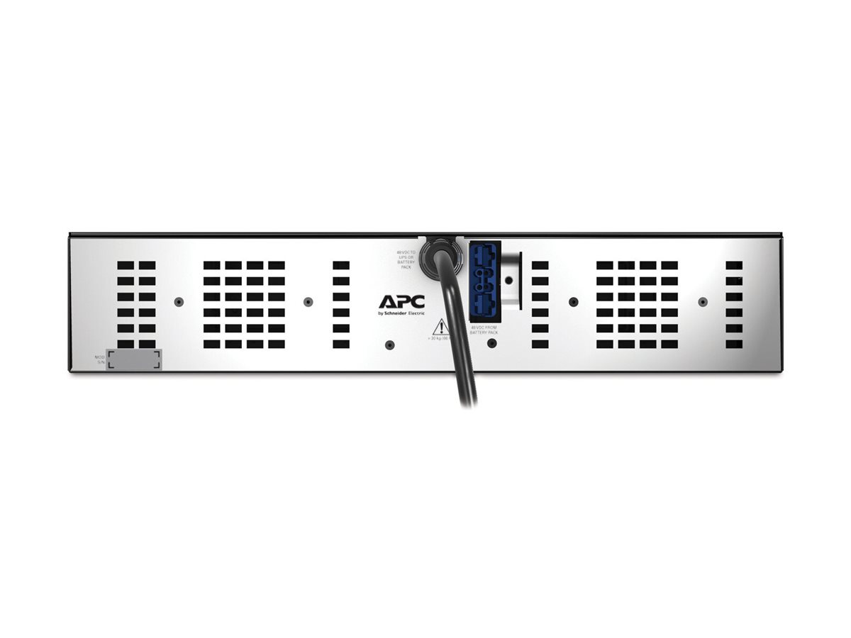 APC Smart-UPS X Rack/tour de batterie externe 48 V - Boîtier de piles (rack-montable) - 2 x batterie - Acide de plomb - 864 mAh - 2U - noir - pour P/N: AR3106, AR3106SP, SMX1000C, SMX1500RM2UC, SMX1500RM2UCNC, SMX750C, SMX750CNC - SMX48RMBP2U - Boîtiers d'alimentation