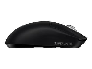 Logitech G PRO X SUPERLIGHT - Gaming - souris - pour droitiers - optique - 5 boutons - sans fil - 2.4 GHz - récepteur USB Logitech LIGHTSPEED - magenta - 910-005957 - Souris