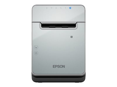 Epson TM L100 (101) - Imprimante de reçus - thermique en ligne - Rouleau (8 cm) - 203 x 203 ppp - jusqu'à 170 mm/sec - USB 2.0, RS232, Gigabit LAN, NFC - outil de coupe - noir - C31CJ52101 - Imprimantes thermiques