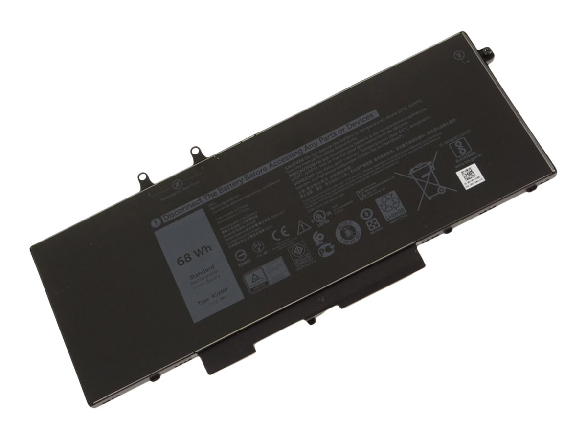 DLH - Batterie de portable (équivalent à : Dell 10X1J, Dell 1VY7F, Dell 3HWPP, Dell 03HWPP, Dell 3PCVM, Dell 3YNXM) - Lithium Ion - 4150 mAh - 63 Wh - pour Dell Inspiron 14 5410, 15 7500 2-in-1 Black, 7506 2-in-1 Black, 7706 2-in-1; Latitude 5401, 5410, 5411, 5501, 5510, 5511; Precision 3541, 3550, 3551 - DWXL4424-B063Q2 - Batteries pour ordinateur portable