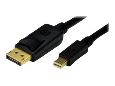 MCL Samar - Câble DisplayPort - Mini DisplayPort (M) pour DisplayPort (M) - 2 m - verrouillé - noir - MC395-2M - Câbles pour périphérique