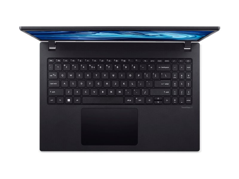 Acer TravelMate P2 TMP215-54 - Conception de charnière à 180 degrés - Intel Core i5 - 1235U / jusqu'à 4.4 GHz - Win 11 Pro - Carte graphique Intel Iris Xe - 8 Go RAM - 512 Go SSD - 15.6" 1920 x 1080 (Full HD) - Gigabit Ethernet - Wi-Fi 6 - schiste noir - clavier : Français - NX.B9XEF.001 - Ordinateurs portables