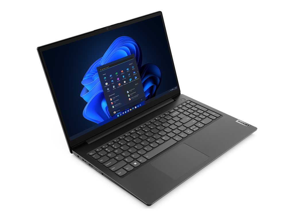 Lenovo V15 G3 IAP 82TT - Conception de charnière à 180 degrés - Intel Core i3 - 1215U / jusqu'à 4.4 GHz - Win 11 Pro - UHD Graphics - 8 Go RAM - 256 Go SSD NVMe - 15.6" TN 1920 x 1080 (Full HD) - Gigabit Ethernet - Wi-Fi 5 - noir business - clavier : Français - 82TT00GVFR - Ordinateurs portables