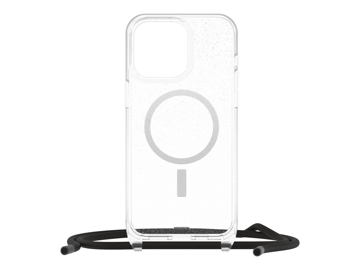 OtterBox React Series - Coque de protection pour téléphone portable - collier - compatibilité avec MagSafe - stardust (paillettes transparentes) - pour Apple iPhone 15 Pro Max - 77-93589 - Coques et étuis pour téléphone portable