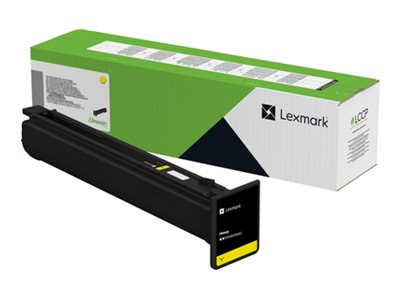 Lexmark - Jaune - original - boîte - cartouche de toner LCCP, LRP - pour Lexmark CX833se - 79L2HY0 - Cartouches de toner