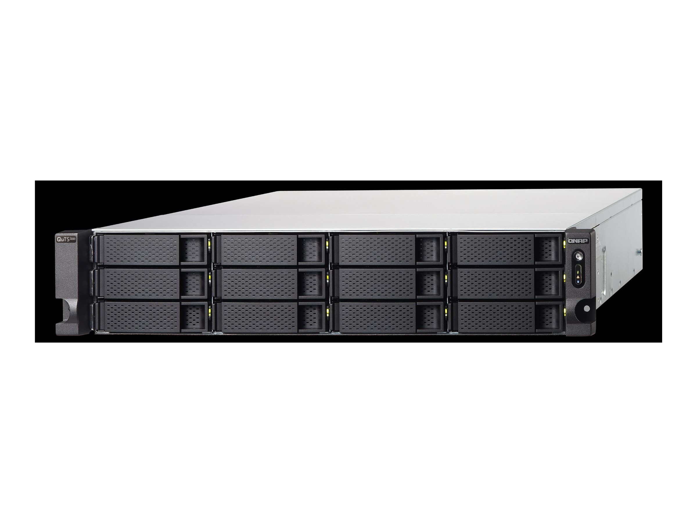 QNAP TS-h1886XU-RP R2 - Serveur NAS - 18 Baies - rack-montable - SATA 6Gb/s - RAID RAID 0, 1, 5, 6, 10, 50, JBOD, 60, RAID TP - RAM 32 Go - 2.5 Gigabit Ethernet / 10 Gigabit Ethernet - iSCSI support - 2U - TS-H1886XU-RP-R2-D1622-32G - NAS