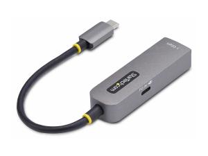 StarTech.com USB-C to Ethernet Adapter, NIC, 1Gbps - Adaptateur réseau - USB-C 3.2 Gen 1 - Gigabit Ethernet + USB-C 3.2 Gen 1 - gris sidéral - 1GPD3-USB-C-ETHERNET - Cartes réseau