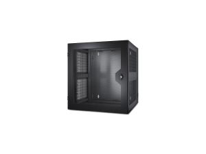 APC NetShelter WX - Rack - montable sur mur - noir - 13U - 19" - pour P/N: SUA1000RM2U, SUA1000RM2U-TU, SUA1000RMI2U - AR100HD - Accessoires pour serveur