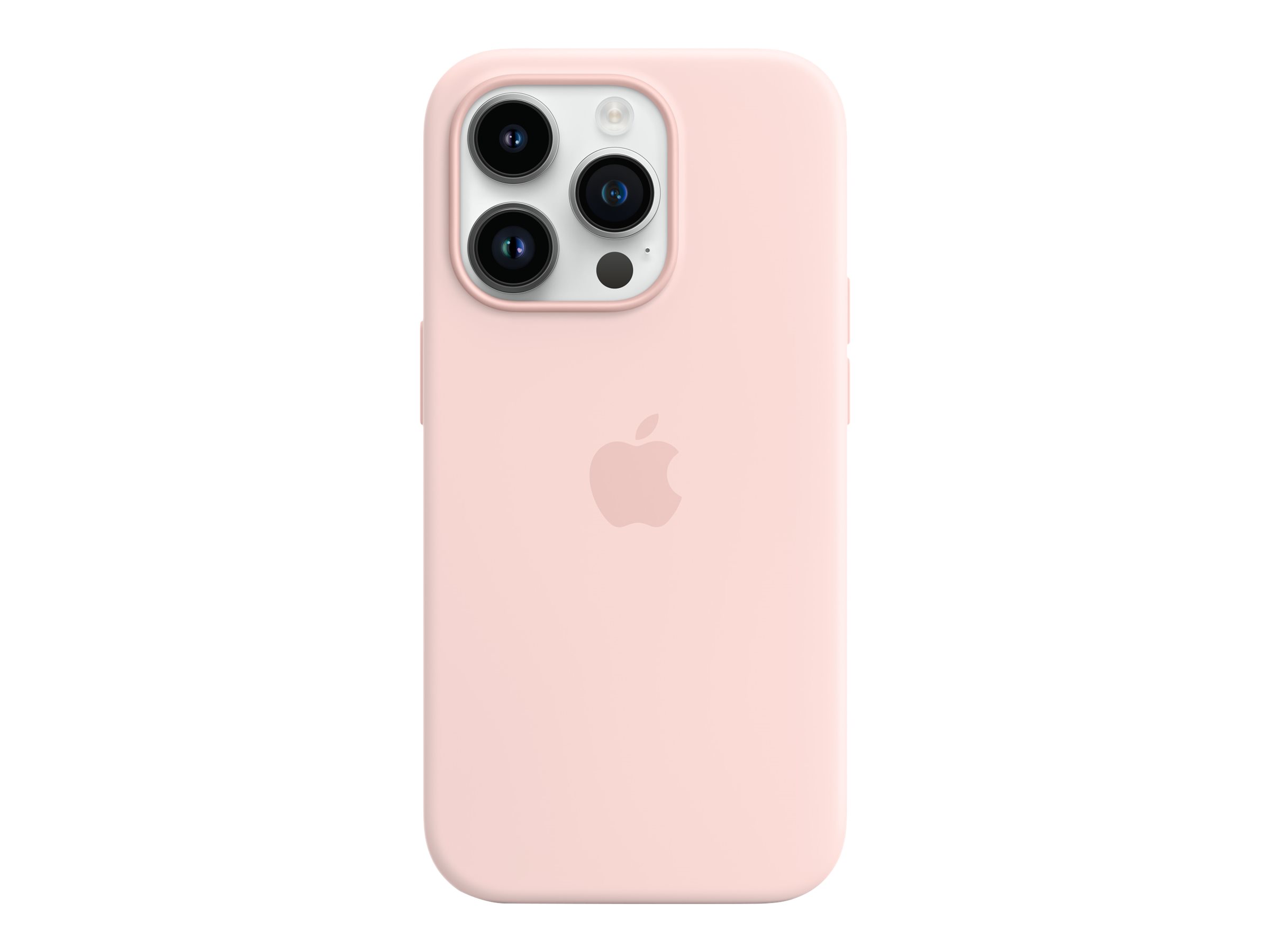 Apple - Coque de protection pour téléphone portable - avec MagSafe - silicone - rose craie - pour iPhone 14 Pro - MPTH3ZM/A - Coques et étuis pour téléphone portable