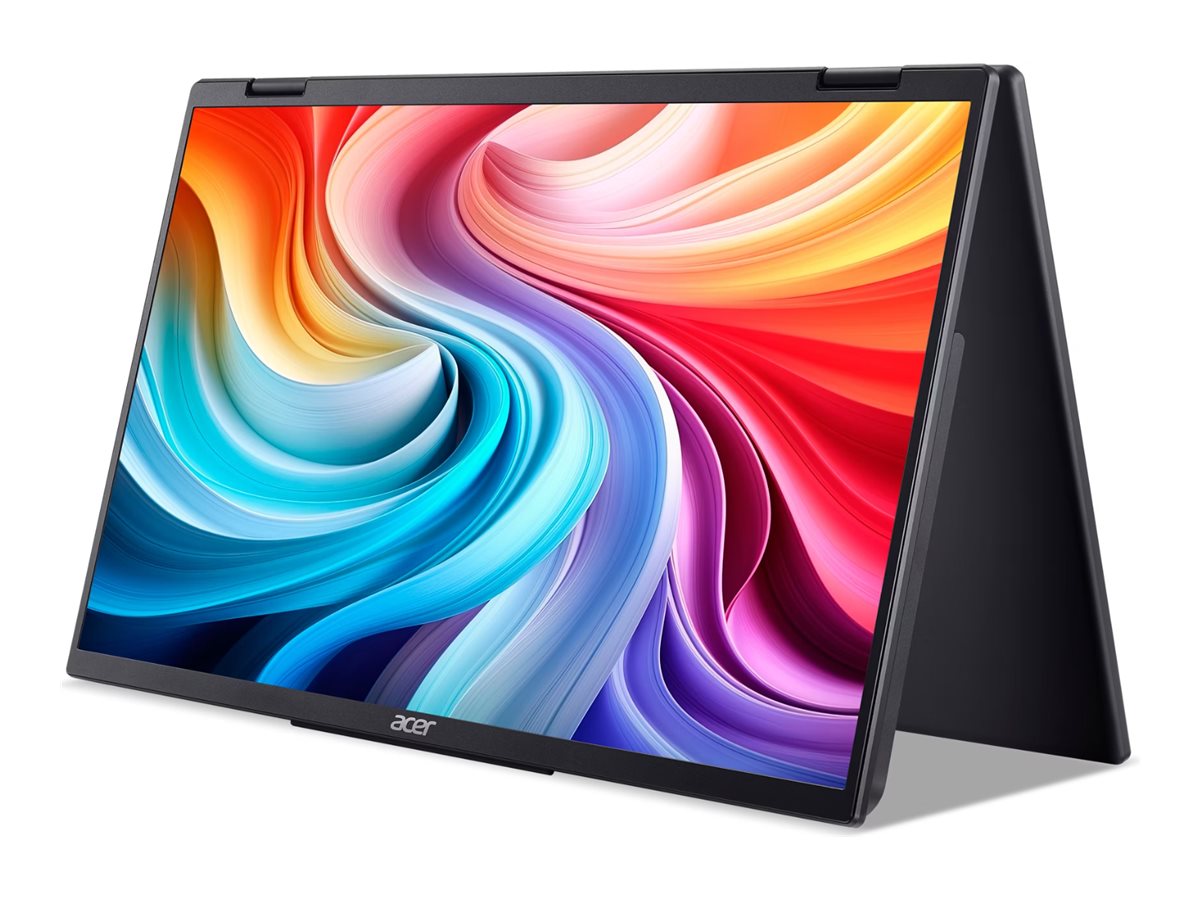 Acer PD163Qsmiuux - PD3 Series - écran LED - 16" (15.6" visualisable) - portable - 1920 x 1080 Full HD (1080p) @ 60 Hz - IPS - 250 cd/m² - 800:1 - 8 ms - Mini HDMI, 2xUSB-C - haut-parleurs - argent - UM.ZP3EE.008 - Écrans d'ordinateur