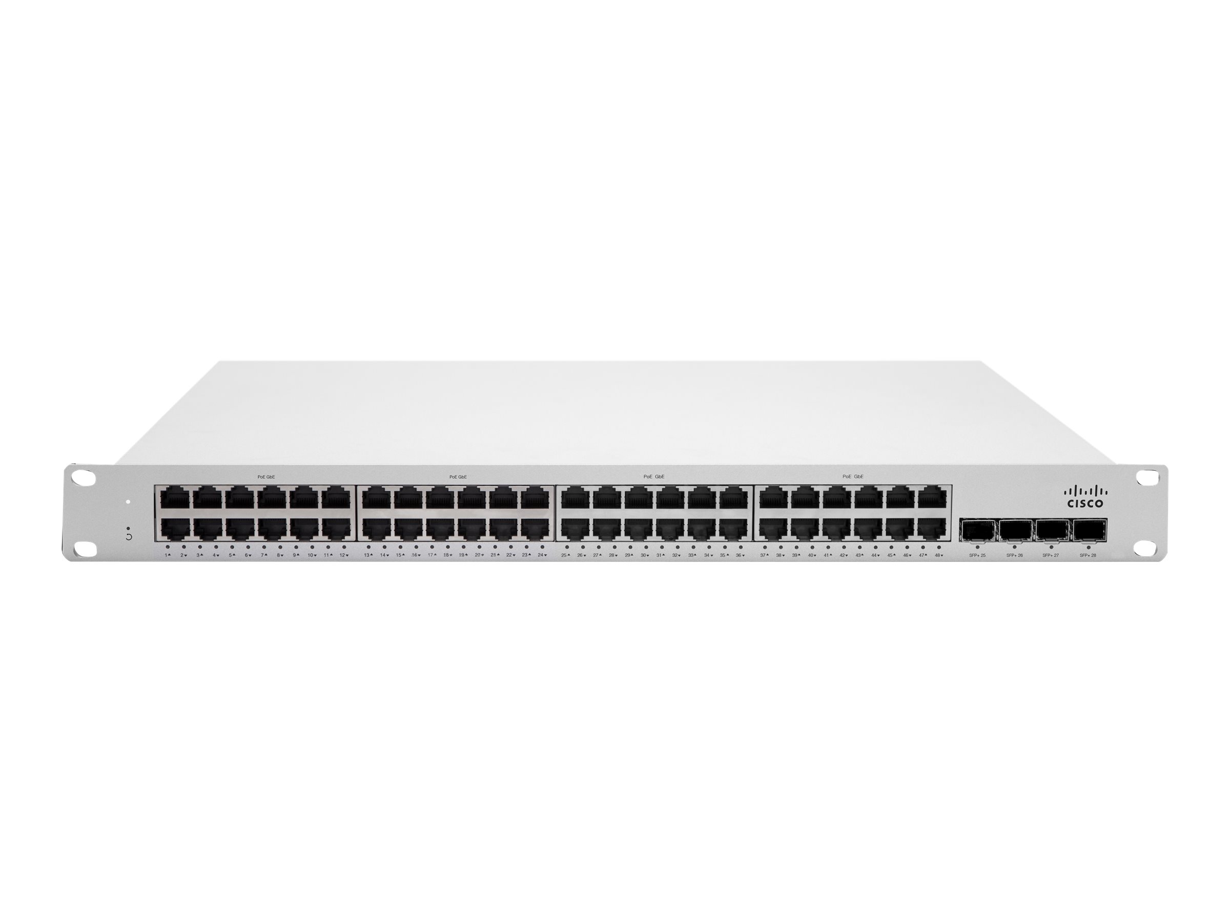 Cisco Meraki MS225-48 - Commutateur - Géré - 48 x 10/100/1000 + 4 x SFP+ 10 Go (liaison montante) - Montable sur rack - pour P/N: E3-N-MRNI - E3N-MS225-48 - Concentrateurs et commutateurs gigabit